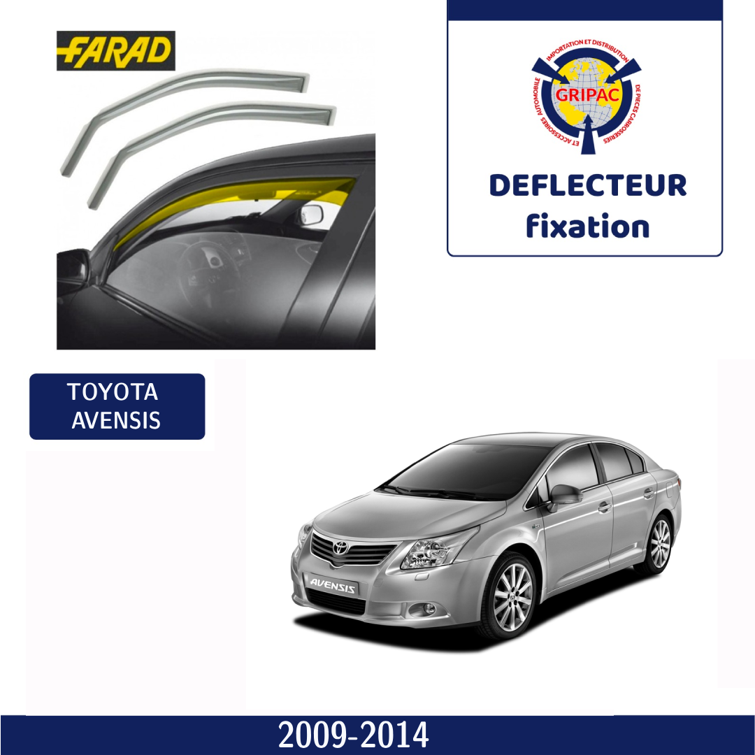 Déflecteur d'air fixation farad Toyota Avensis 2009-2014