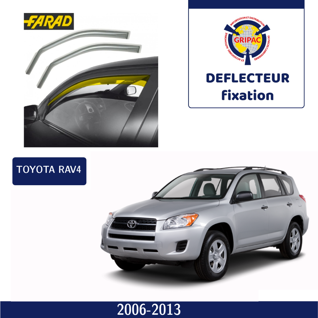 Déflecteur d'air fixation farad Toyota Rav4 2006-2013