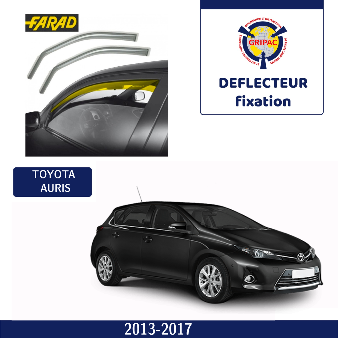 Déflecteur d'air fixation farad Toyota Auris 2013-2017