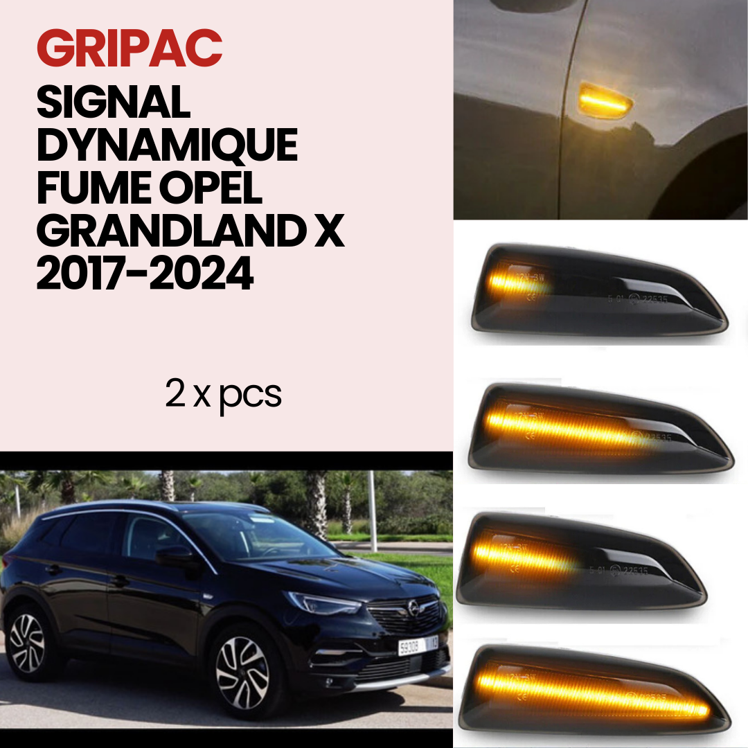 Signal dynamique fume opel grandland x 2017-2024