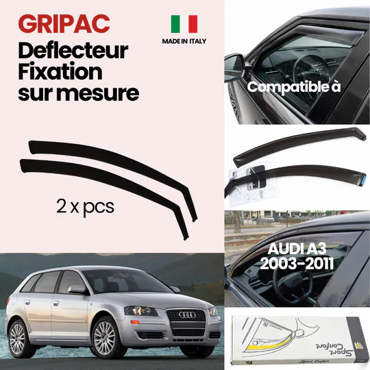 12-453 Deflecteur d'air fixation farad 2piece audi A3 2004-2012