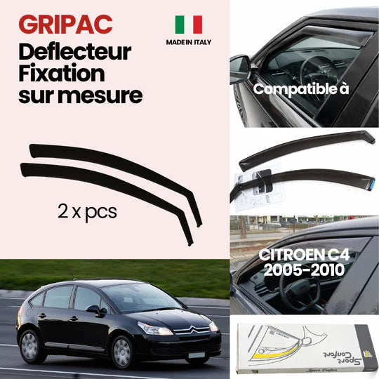 12-468 Deflecteur d'air fixation farad 2piece citroen c4 2005-2010