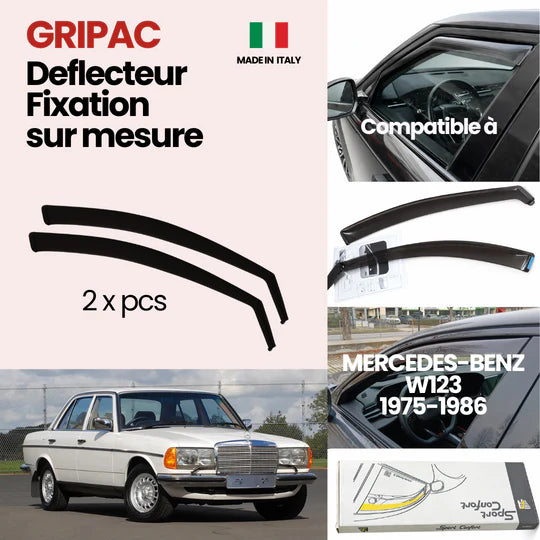 12-115 Deflecteur d'air fixation farad 2pieces mercedes-benz w123 1975-1986