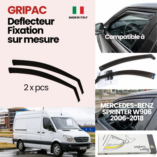 13-084M Deflecteur d'air fixation farad 2piece mercedes-benz sprinter w906 2006-2018