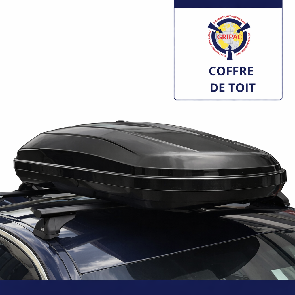 Coffre de toit BOX 460L NOIR [sans porte baguage]