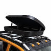 Coffre de toit box 340L noir [sans porte baguage]