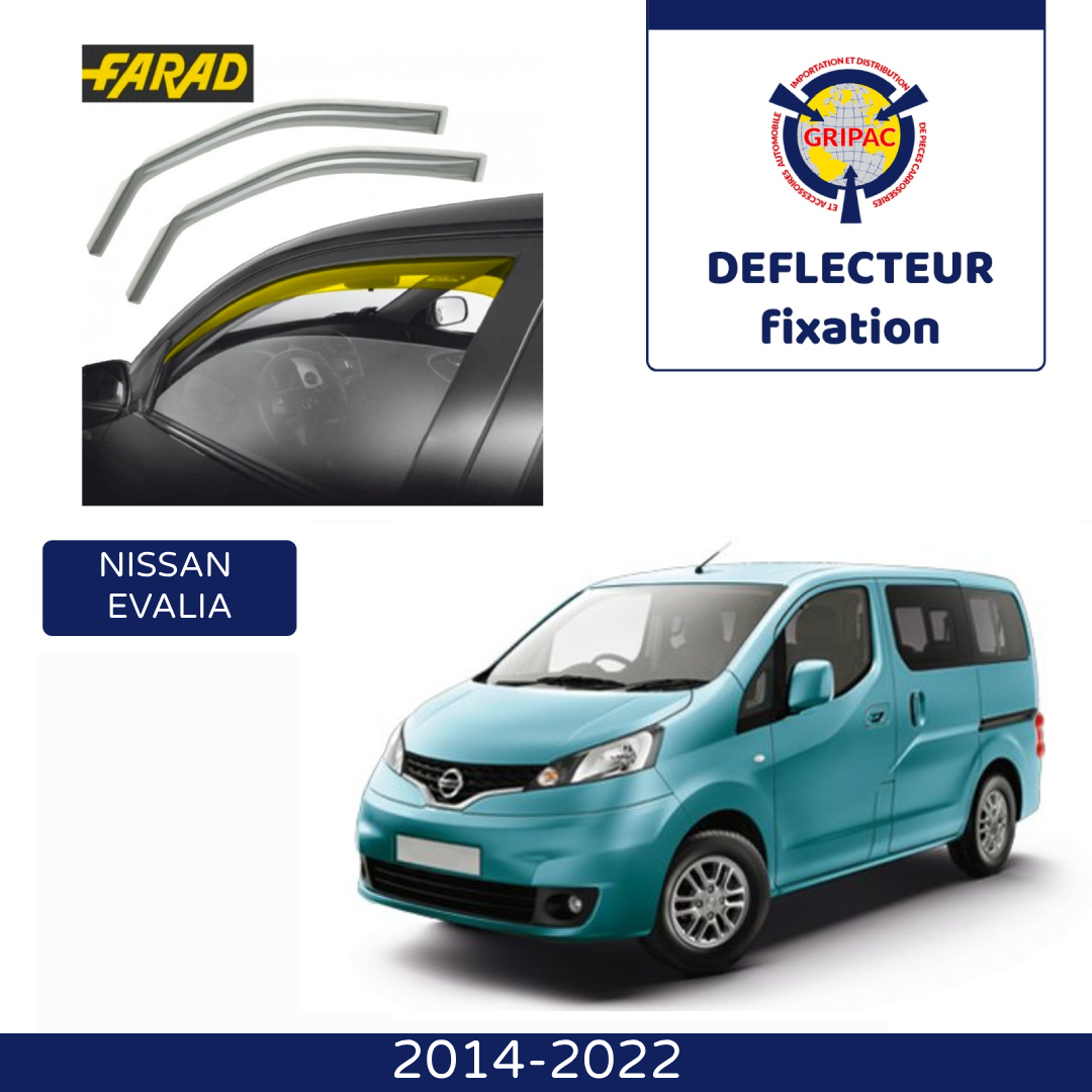 Déflecteur d'air fixation farad Nissan Evalia 2014-2022