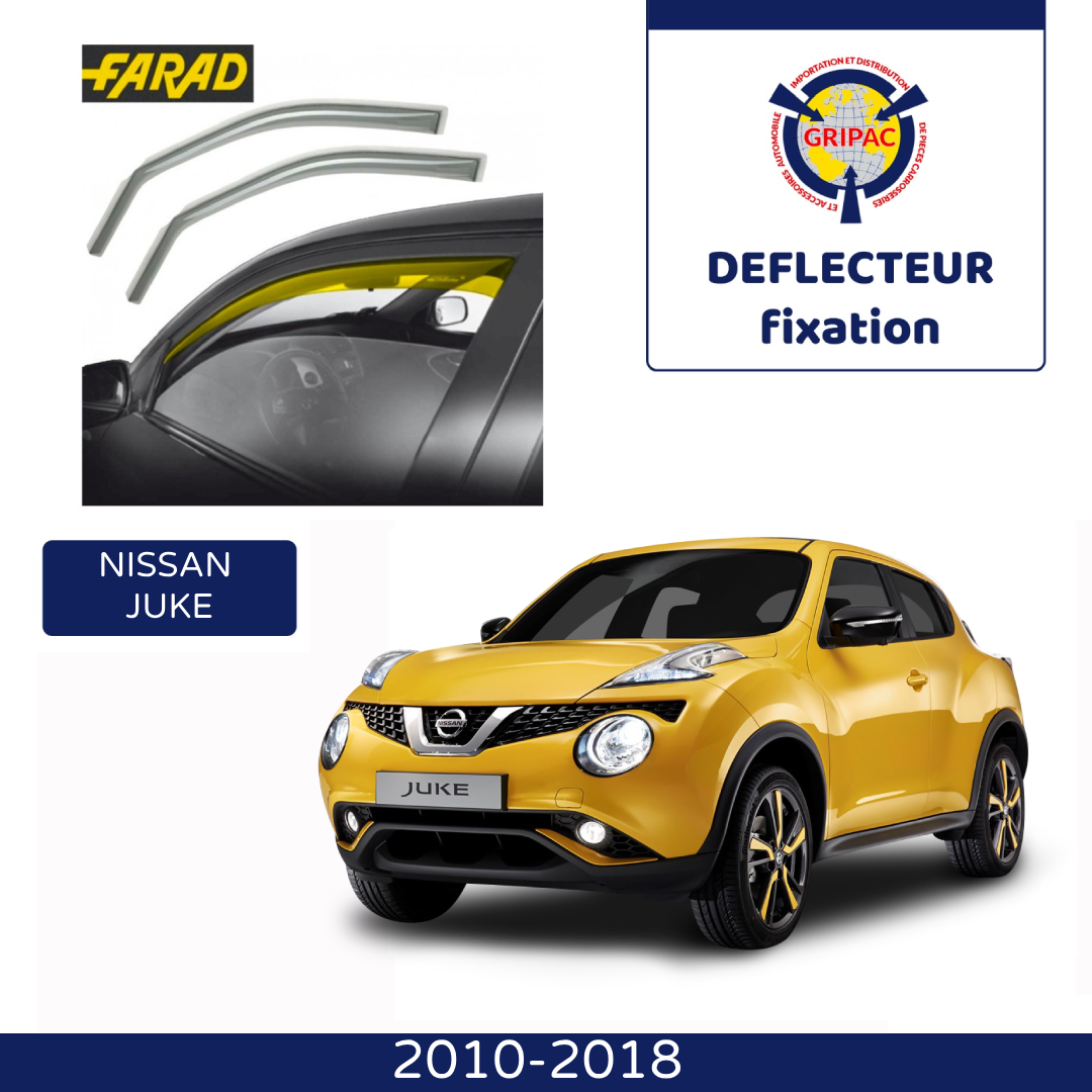 Déflecteur d'air fixation farad Nissan Juke 2010-2018