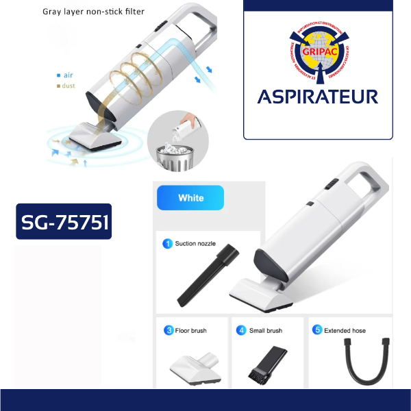 Aspirateur blanc